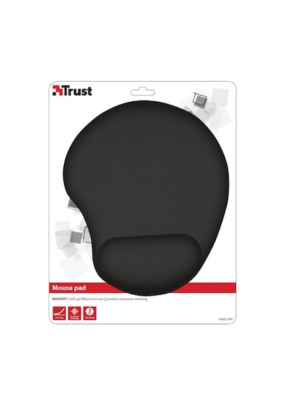 Trust 16977 Bilek Destekli Siyah Mousepad