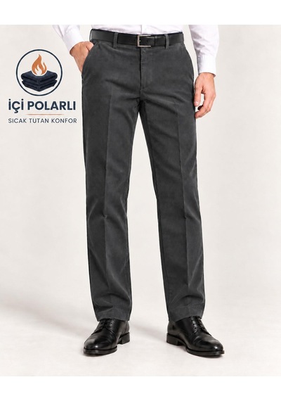 Classics Men Erkek Rahat Kesim Yüksek Kalite Kışlık Kalın Içi Polarlı Termal Kadife Pantolon Baba Fitilli Füme Classics Men Erkek Rahat Kesim Yüksek Kalite Kışlık Kalın Içi Polarlı Termal Kadife Pantolon Baba Fitilli Füme