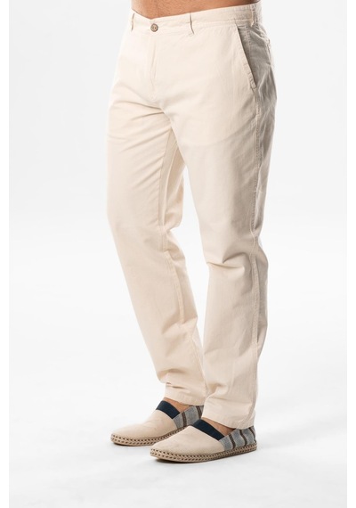 Eliş Şile Bezi Gabardin Erkek Pantolon Krem Krm - 40 Krem