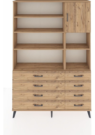 Arges Dolap 8 Raflı 8 Çekmeceli Tek Kapaklı 132x30x195 Çam-çam/çam Atlas Çam/atlas Çam Arges Dolap 8 Raflı 8 Çekmeceli Tek Kapaklı 132x30x195 Çam-çam/çam Atlas Çam/atlas Çam