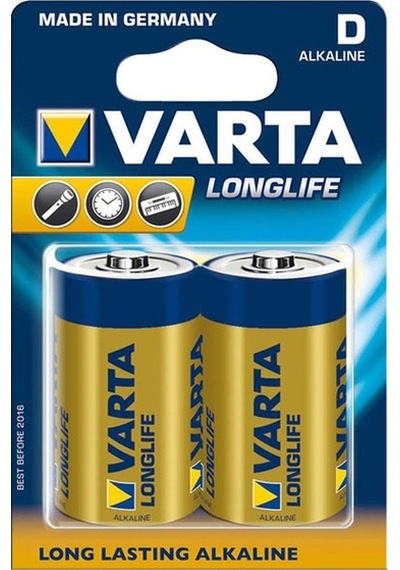 Varta Alkalin Büyük Boy Pil D Longlife Extra 2 Li