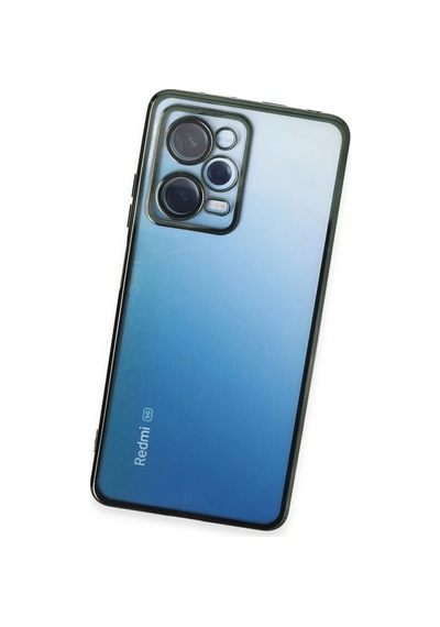 Newface Xiaomi Redmi Note 12 Pro 5g Kılıf Razer Lensli Silikon - Yeşil