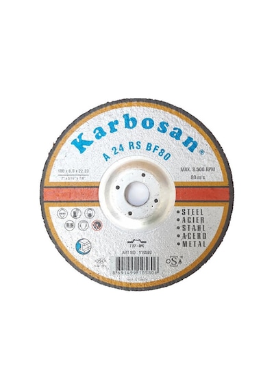 Karbosan Metal Taşlama Diski 180x8,0x22,23