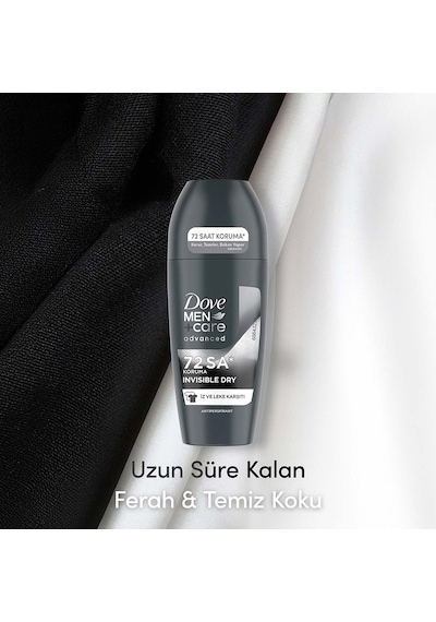Dove Men +care Erkek Roll On Deodorant Invisible Dry 50 Ml X2