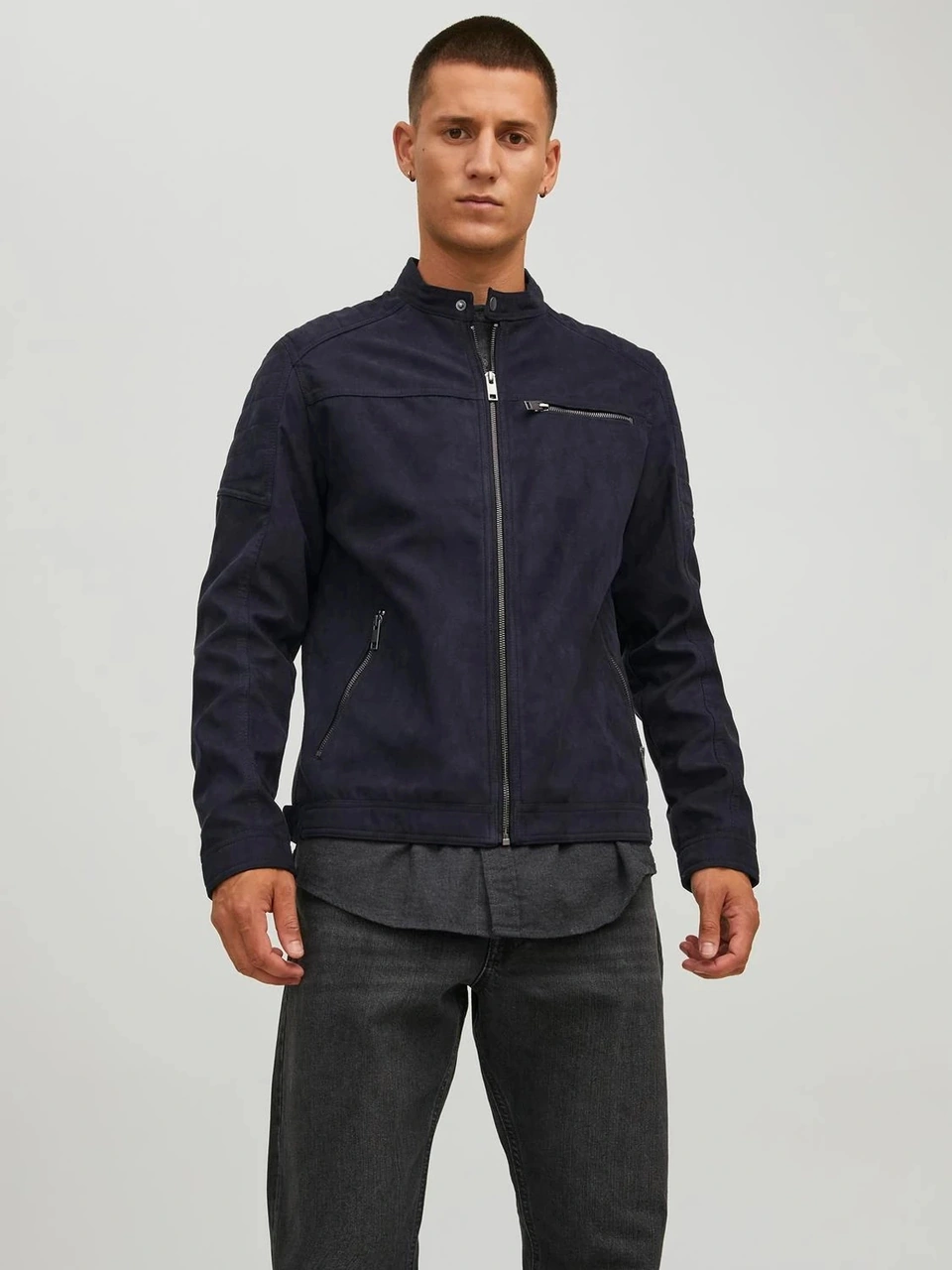 Jack & Jones Jack&jones 12147218 Erkek Mont - Siyah Nubuk Sıyah Nubuk