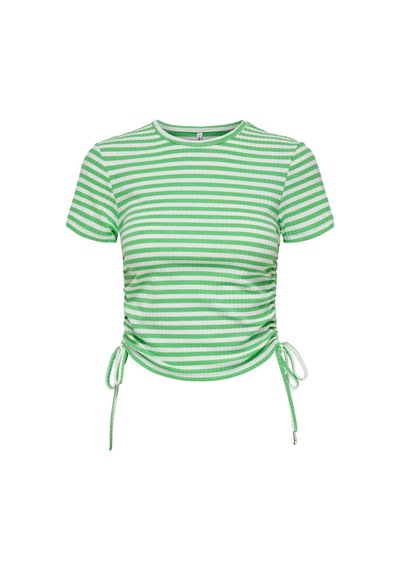 Only Onlwendy S/s Ruchıng Top Jrs 15284982 Yeşil 001
