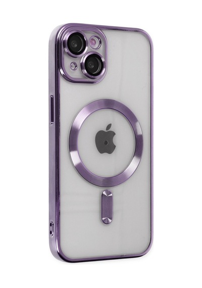 Apple iPhone  Uyumlu,  14 Kılıf Kross Magneticsafe Kapak - Mor