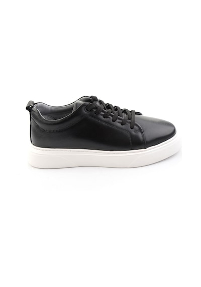 Bambi Siyah Hakiki Deri Erkek Sneaker E01082102043