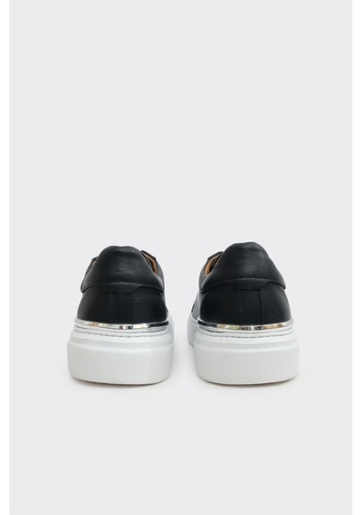Derinet Hakiki Deri Desenli Kadın Sneaker Laci Laci