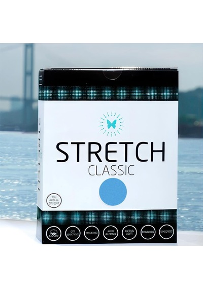 Stretch Çift Kişilik Lastikli Çarşaf Mavi