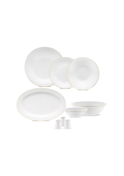 Jumbo Merlem 55 Parça 12 Kişilik Yemek Takımı Gold