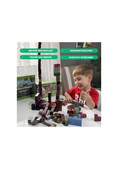 Macera Mıknatıslı Manyetik Blok Seti 128 Parça 2.5cm Büyük Boy Manyetik Lego Zeka Geliştirici Eğitici Stem Oyuncak Montessori Mıknatıslı Oyuncak 3+ Yaş