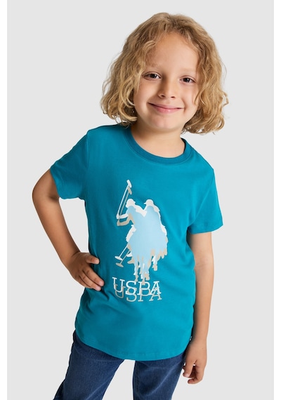 U.S. Polo Assn. Erkek Çocuk Petrol Tişört 50325605-vr102