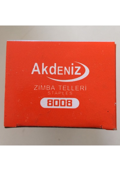 Akdeniz 8008 Zımba Teli Mekanik Ve Havalı Zımba Tabanca Teli