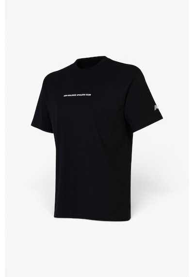 New Balance Nb Lifestyle Men Tshirt Erkek Siyah T-shirt - Mnt1648