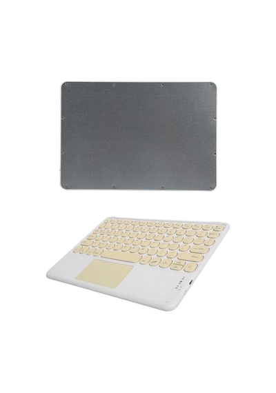 İthalat Touchpad Uyumlu Bluetooth Klavye Slim Kablosuz Wifi Q Klavye