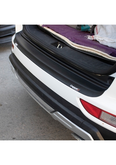 Kia Sportage Arka Tampon Eşiği Tampon Üstü Plastik Koruma Mat Siyah 2016 2018 Arası