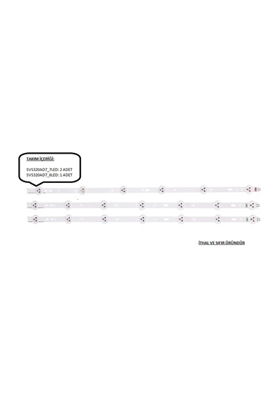 Lta320Ap33 Panel Ledleri Svs320Ad7 7Led Svs320Ad7 6Led 3 Adet