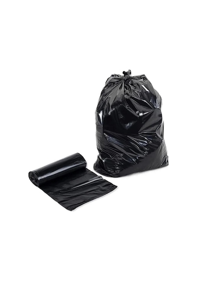 Endüstriyel Jumbo Boy Siyah Çöp Torbası Poşeti - 700 Gr. - 90 Litre - 80 X 110 Cm / 10 Adetlik 3 Rulo