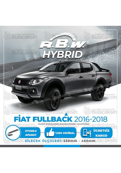 Fiat Fullback Ön Silecek Takımı (2016-2018) RBW Hibrit