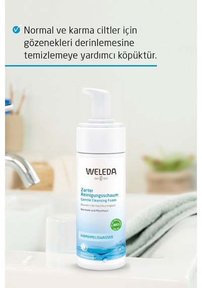Weleda Organik Yüz Temizleme Köpüğü 150 ML