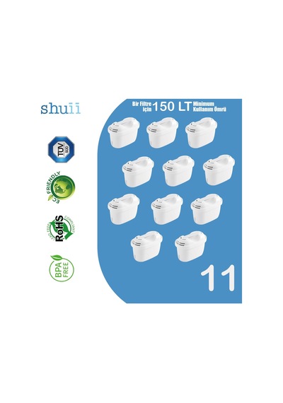Jugg I Su Arıtma Sürahisi + 11 Adet Filtre I Pure+ Ve Maxtra+ Filtreleri İle Uyumlu