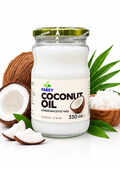 Hindistan Cevizi Yağı 330 Ml Soğuk Sıkım