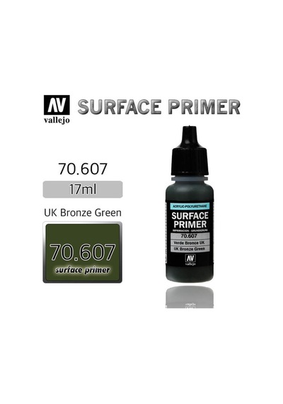 17 Ml. U.k. Bronze Green Astar Maket Boyası, Vallejo 70607 Standart