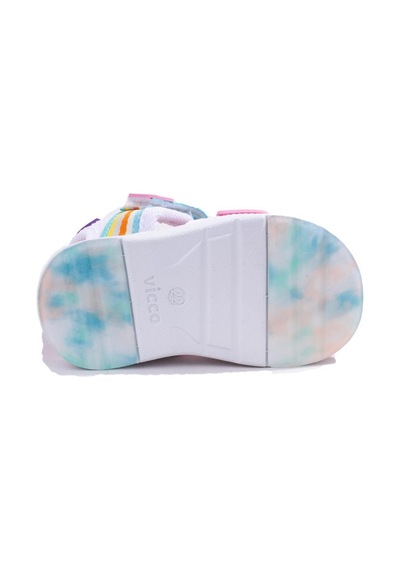 Vicco Flow Iı 332p24y202 Beyaz Pembe Ortopedik Günlük Kız Çocuk Spor Sandalet 001