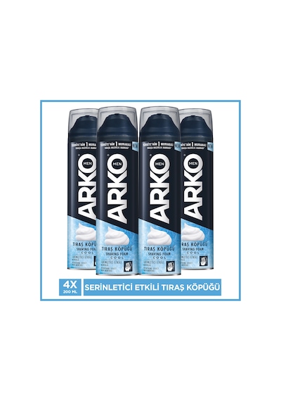 Arko Men Cool Tıraş Köpüğü 4 x 200 ML