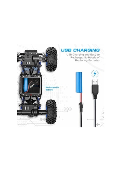 R/C 1:18 Rock Crawler Uzaktan Kumandalı Şarjlı Araba Kırmızı R/C 1:18 Rock Crawler Uzaktan Kumandalı Şarjlı Araba Kırmızı