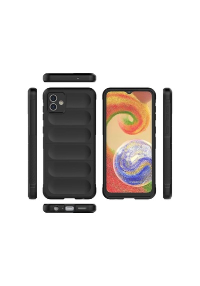 Newface Samsung Galaxy A04 Kılıf Optimum Silikon - Siyah