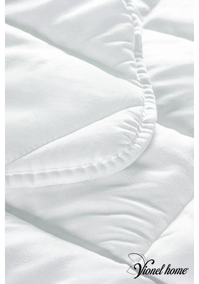 Ecotermo Battal Boy Microfiber Antialerjik Silikon Yorgan Çeyizlik Otel Yorganı 235x215 Cm Beyaz
