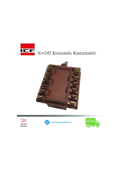 Icf Ankastre Firin Komutatör / Anahtar Şalter  Parça - 368019320