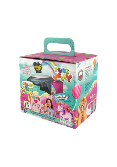 Tuban Tubi Jelly 3 Boyutlu Unicorn Figürleri 6 Renkli Jöle Oyun Seti Tu3328