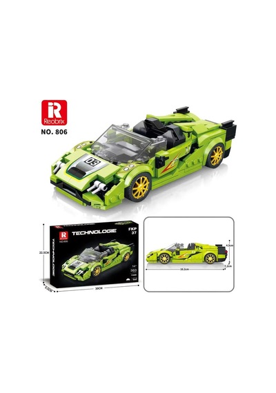 Reobrix Creator 806 Lamborghini Sian Spor Araba Yaratıcı Yapı Blok Seti Building Blocks - 348 Parça