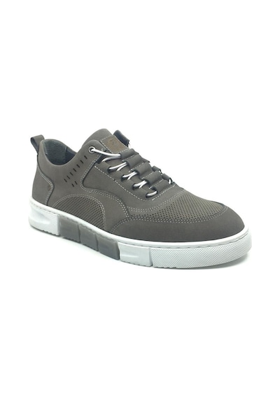 Goldbrand 00637 %100 Hakiki Deri Rahat Erkek Günlük Yazlık Casual Ayakkabı 40-44 Füme
