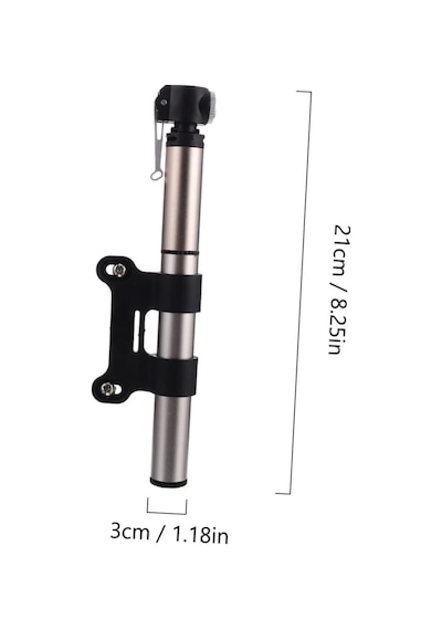 Forte Gt Bisiklet Pompası 120 Psi Gümüş Xbyc 9019