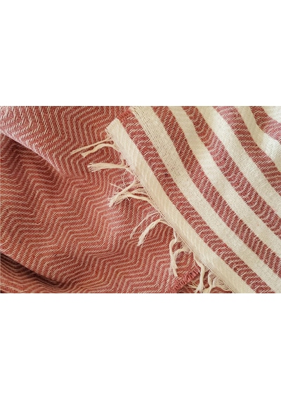 Aksu Summer Line Çok Amaçlı Örtü Pike Koltuk Örtüsü 170x220 Gül Kurusu Gül Kurusu