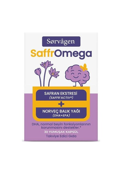 Saffromega Safran Ve Omega3 30 Yumuşak Kapsül