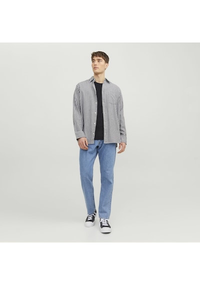 Jack & Jones Yuvarlak Yaka Basic Tisört-Basic 12058529 Siyah