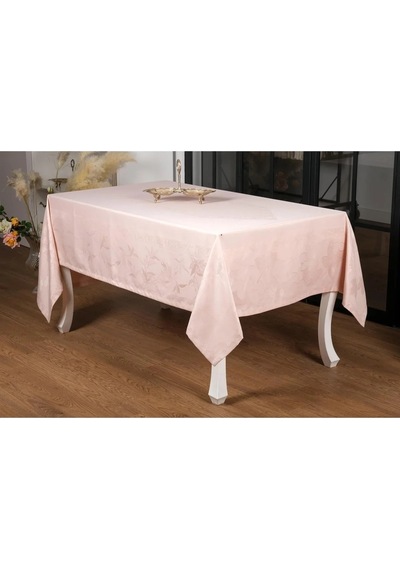 Çınar Lüx Jakar Bambu Kumaş Pudra Masa Örtüsü 160x320 Cm - 1059 Çok Renkli