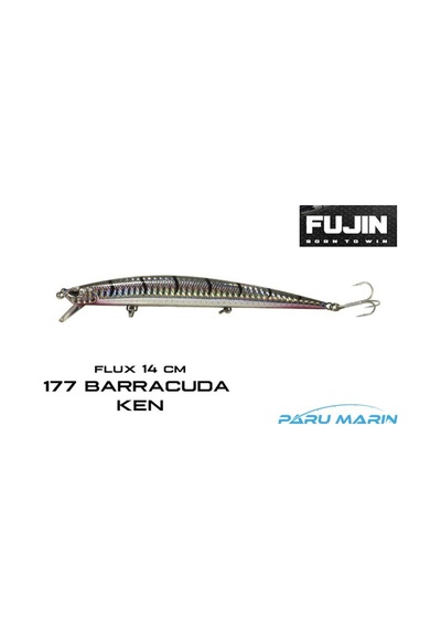 Fujin Flux 140Mm 18Gr Floating Maket Balık 177 Barracuda Ken