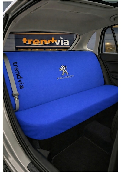 Peugeot Eski Logolu Oto Koltuk Kılıfı Ön Arka Set Penye Universal Koltuk Koruyucu Servis Kılıfı 34681962