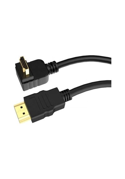 Senseı S-90down-hdtv 4k 2.0v 3d 1.5 Metre 90 Derece Açılı L Tipi Altın Uçlu Hdmı Kablo