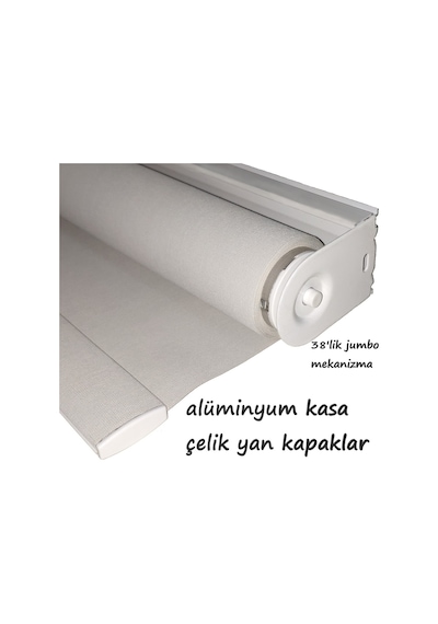 Stor Perde Vip Serisi Keten, İthal, Jumbo Mekanızma, (254626643)
