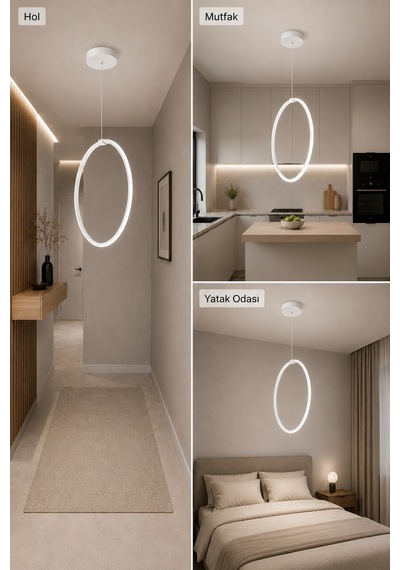 Raven Led Sarkıt Avize Beyaz Işık