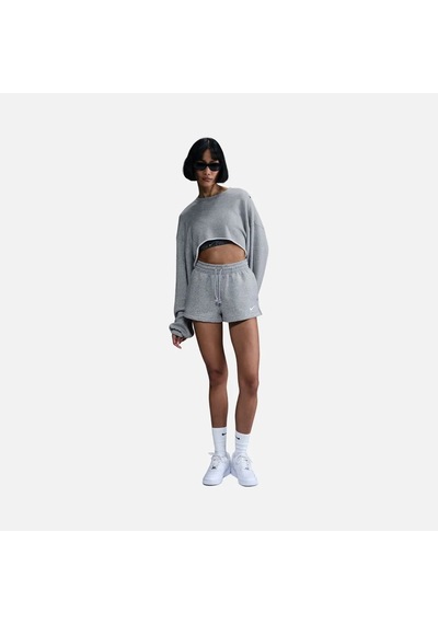 Nike W Nsw Phoneix Fleece Mr Std Gri Kadın Şort