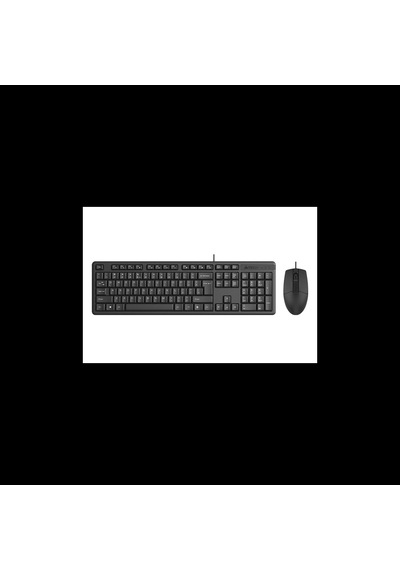 A4 Tech Kr-3330s, Siyah, Usb Kablolu, Türkçe Q, Multimedya, Klavye Mouse Set Diğer