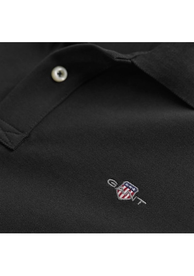 Gant Erkek Siyah Regular Fit Logolu Polo-siyah Siyah